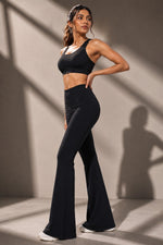 Viva Nylon Flare Pants - Black (Women)