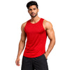 Aster Slim Fit Nylon Gym Tank - Red (Men)
