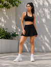 Flyte Nylon Dual Layer Skorts - Black (Women)