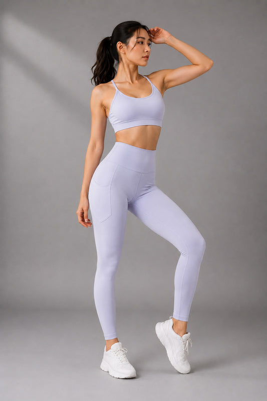 Movaa Essential Nylon Legging - Pearl Grey (Women)