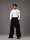 Legacy Relaxed Fit Cotton Track Pants - Black (Men)