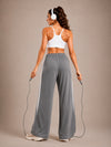 Evo Relaxed Fit Cotton Track Pants - Grey (Women)