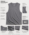 Zenith Sleeveless Tank Top - (Men)