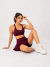 Flyte Nylon Dual Layer Skorts - Wine (Women)