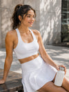 Flyte Nylon Dual Layer Skorts - White (Women)