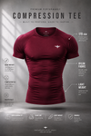 Phantom Compression T-Shirt - Maroon (Men)