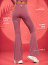 Viva Nylon Flare Pants -Dusky Rose (Women)