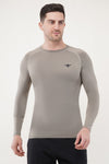 Nova Full Sleeve Compression T-Shirt - Grey (Men)