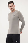Nova Full Sleeve Compression T-Shirt - Grey (Men)