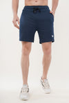 Flex Cotton Training Shorts - Navy Blue (Men)