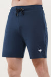 Flex Cotton Training Shorts - Navy Blue (Men)