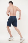 Flex Cotton Training Shorts - Navy Blue (Men)