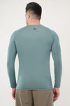 Nova Full Sleeve Compression T-Shirt - Sage Green (Men)