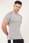 Men's Compression T-Shirt (Steel Grey)