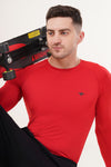 Men's Compression Long Sleeve (Red)