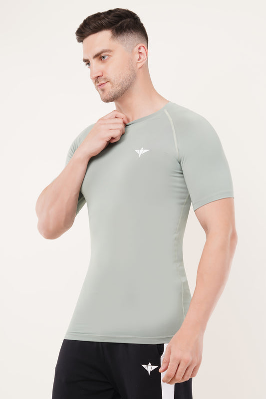 Men's Compression T-Shirt (Pastel Green)