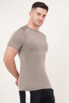 Men's Compression T-Shirt (Beige)