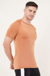 Men's Compression T-Shirt (Peach)