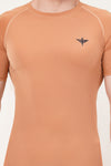 Men's Compression T-Shirt (Peach)