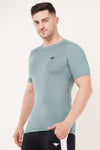 Men's Compression T-Shirt (Teel Green)