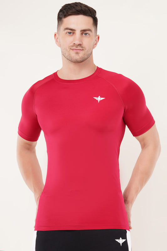 Men's Compression T-Shirt (Red)