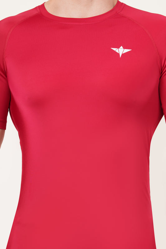 Men's Compression T-Shirt (Red)