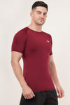 Men's Compression T-Shirt (Maroon)