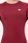 Men's Compression T-Shirt (Maroon)
