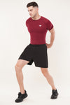 Men's Compression T-Shirt (Maroon)