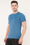 Men's Compression T-Shirt (Blue)