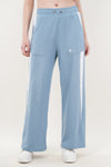 Street Relaxed Fit Cotton Track Pants - Sky Blue (Women)