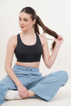 Street Relaxed Fit Cotton Track Pants - Sky Blue (Women)