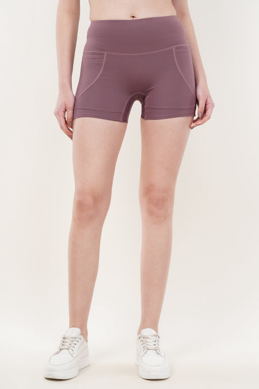 INDIAN HAWK Women’s High-Waist Seamless Activewear Shorts