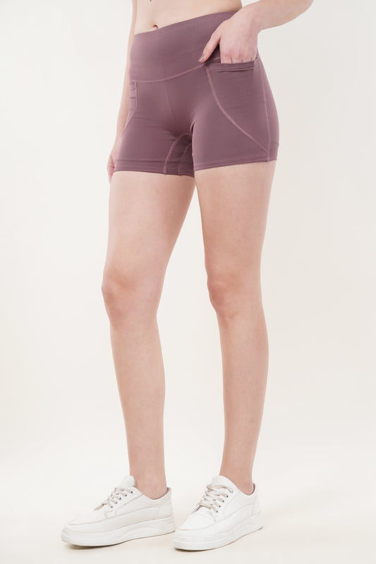 INDIAN HAWK Women’s High-Waist Seamless Activewear Shorts