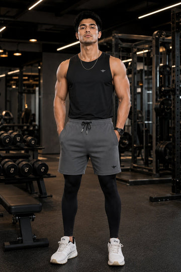 Rush Nylon Running Shorts - Grey (Men)