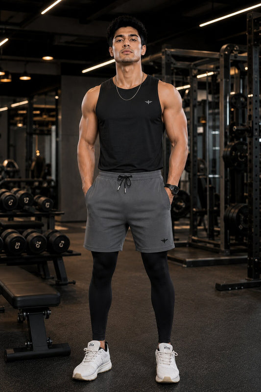 Rush Nylon Running Shorts - Grey (Men)