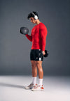 Nova Full Sleeve Compression T-Shirt - Red (Men)