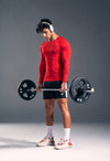 Nova Full Sleeve Compression T-Shirt - Red (Men)