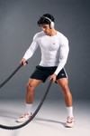 Nova Full Sleeve Compression T-Shirt - White (Men)
