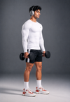 Nova Full Sleeve Compression T-Shirt - White (Men)