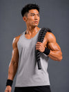 Lifted Deepcut Cotton Gym Tank - Grey (Men)