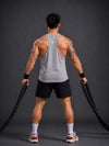 Lifted Deepcut Cotton Gym Tank - Grey (Men)