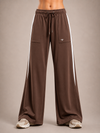 Evo Relaxed Fit Cotton Track Pants - Brown (Women)