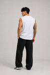 Dripz Sleeveless Cotton T-Shirt - Grey (Men)