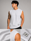 Dripz Sleeveless Cotton T-Shirt - Grey (Men)