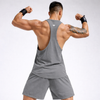 Lifted Deepcut Cotton Gym Tank - Grey (Men)