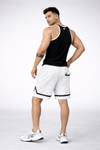 Flick Gym Nylon Shorts - White (Men)