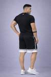 Loop Relaxed Fit Cotton Shorts - Black (Men)