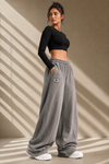 Alpha Cotton Track Pants - Light Grey (Women)