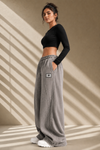 Alpha Cotton Track Pants - Light Grey (Women)